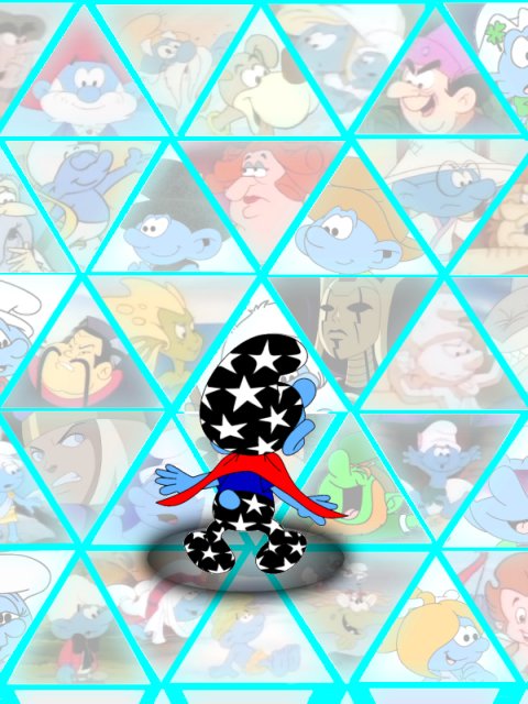 Empath looks at where all the other Smurfs have gone on his birthday