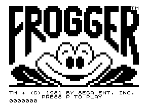 Timex Sinclair version of Frogger