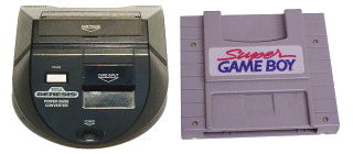 Power Base Converter for Sega Genesis and Super Gameboy Accessory for Super NES