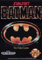 Genesis Batman: The Video Game box design