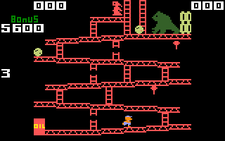 Intellivision
        Donkey Kong game screen